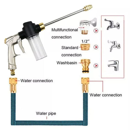 High Pressure Washer Power Gun Snow Foam Soap Bottle Nozzle Sprayer Car Washing - South East Clearance Centre