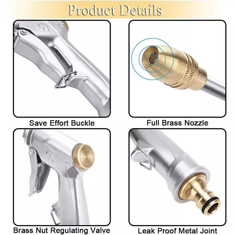 High Pressure Washer Power Gun Snow Foam Soap Bottle Nozzle Sprayer Car Washing - South East Clearance Centre