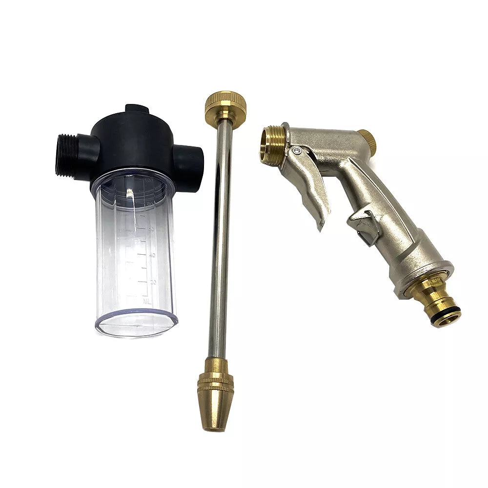 High Pressure Washer Power Gun Snow Foam Soap Bottle Nozzle Sprayer Car Washing - South East Clearance Centre