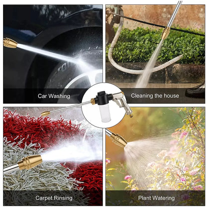 High Pressure Washer Power Gun Snow Foam Soap Bottle Nozzle Sprayer Car Washing - South East Clearance Centre
