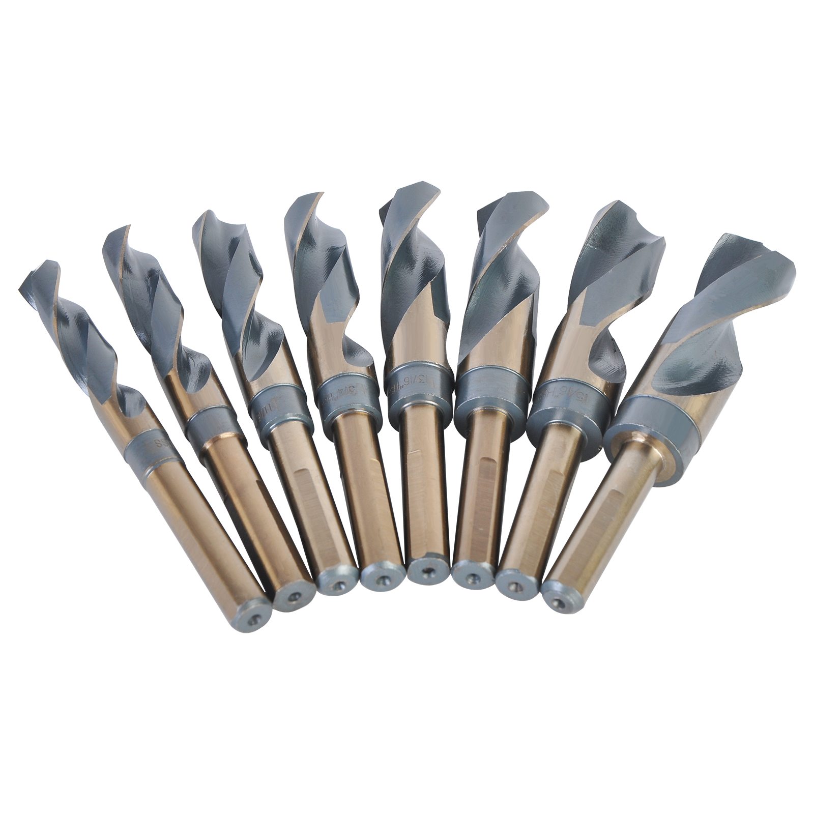 HSS Reduced Shank Drill Bits - 8 Piece Set (Metric) - South East Clearance Centre