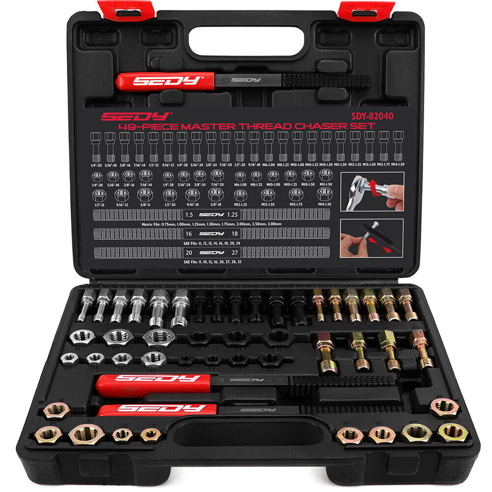 49 Piece Master Thread Chaser Set