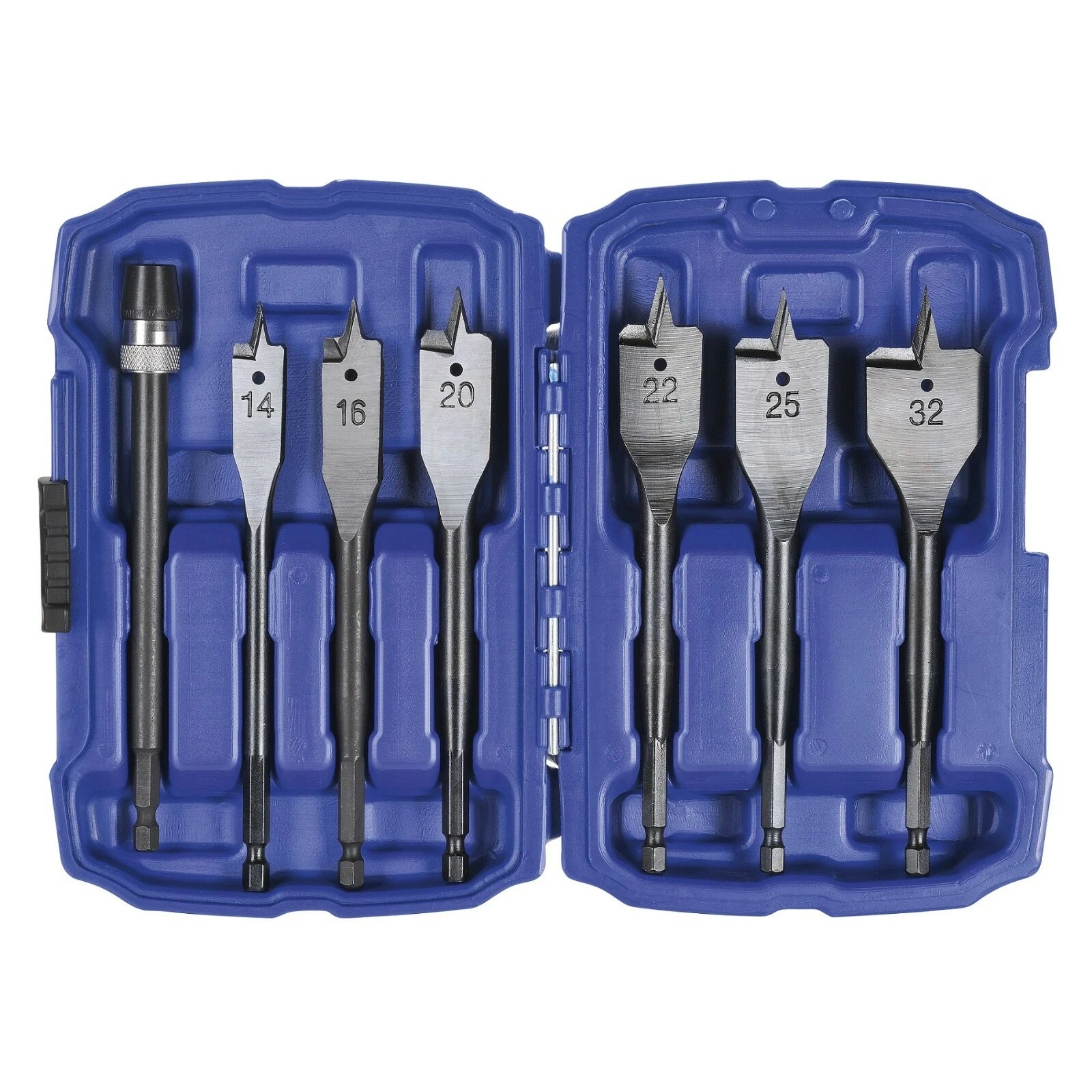 Bordo 2670-S3 High Carbon Fast Cut 7 Piece Spade Bit Set 14-32mm - South East Clearance Centre