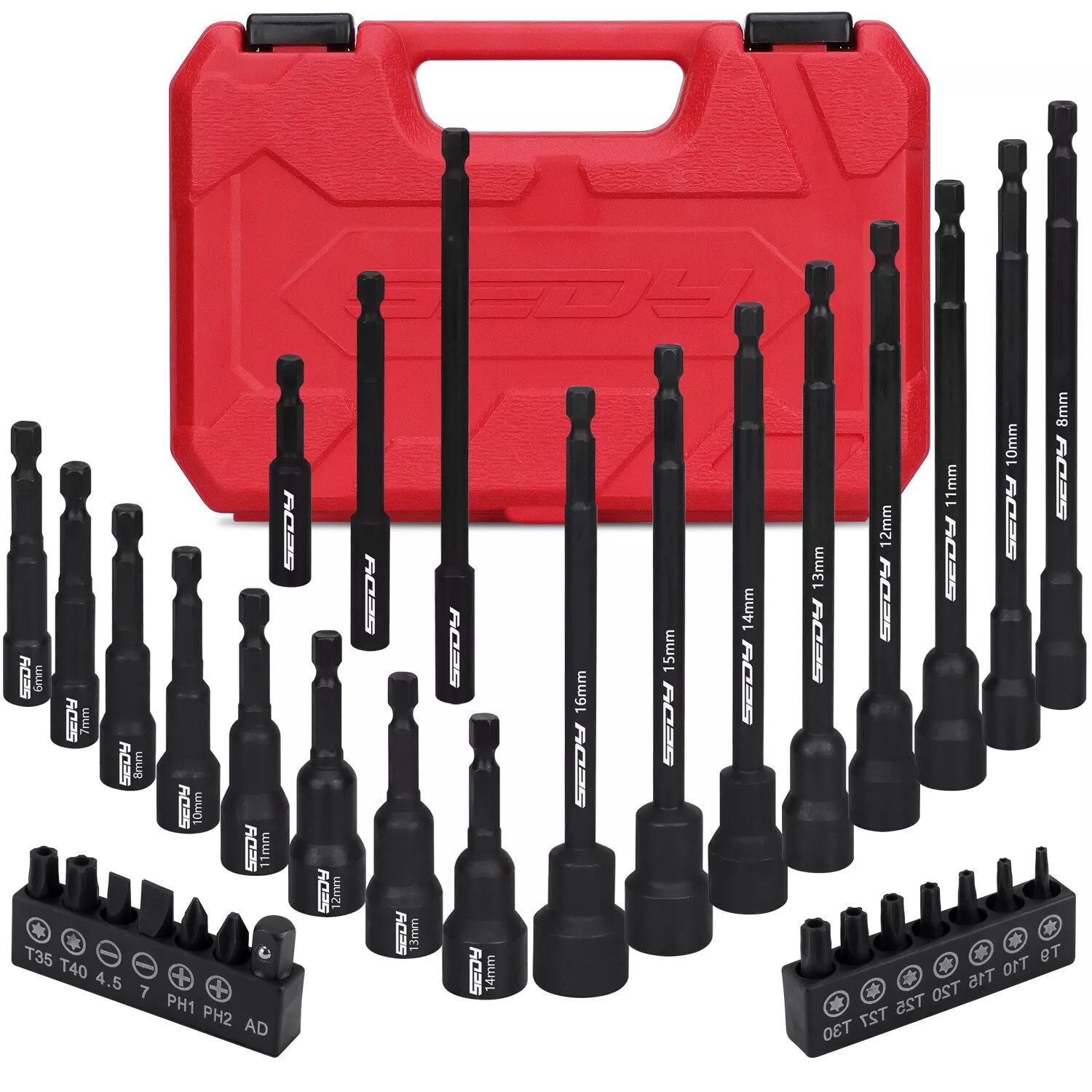 33 Piece Magnetic Nut Driver Set (Metric)