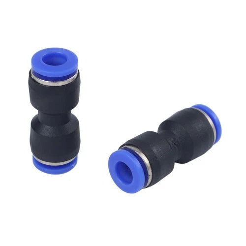 80pc Push Fit Straight Connectors Assortment Kit – 1/2", 3/8", 5/16", 1/4", 5/32" – Suits 4–12mm Tube (Air/Water Line Fittings) - South East Clearance Centre