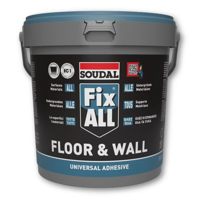 Soudal 120137 Fix ALL Floor & Wall Universal Adhesive 4kg