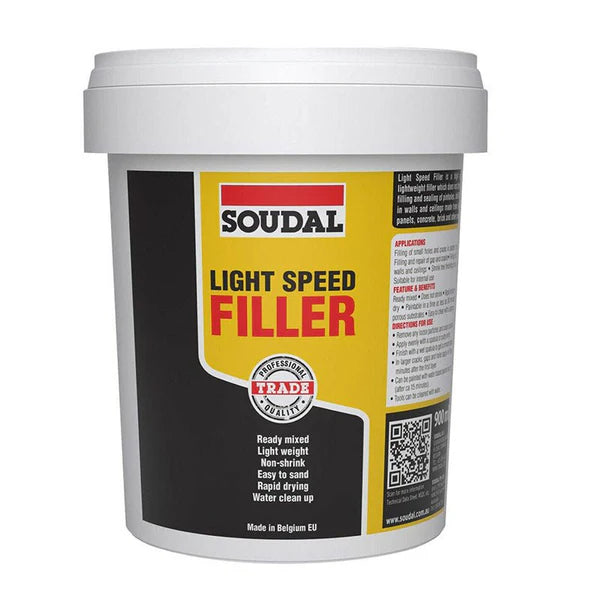 Soudal Light Speed Filler for Plaster, Concrete & more - 900ml - South East Clearance Centre