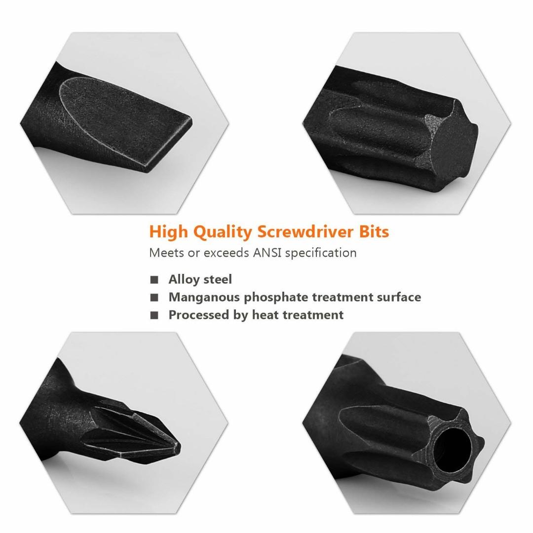 Tacklife 61 in 1 Screwdriver Bit Set, Driver Kit South East