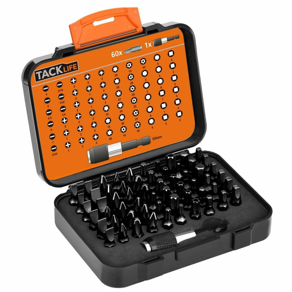 Tacklife 61 in 1 Screwdriver Bit Set, Magnetic Driver Kit – South East ...