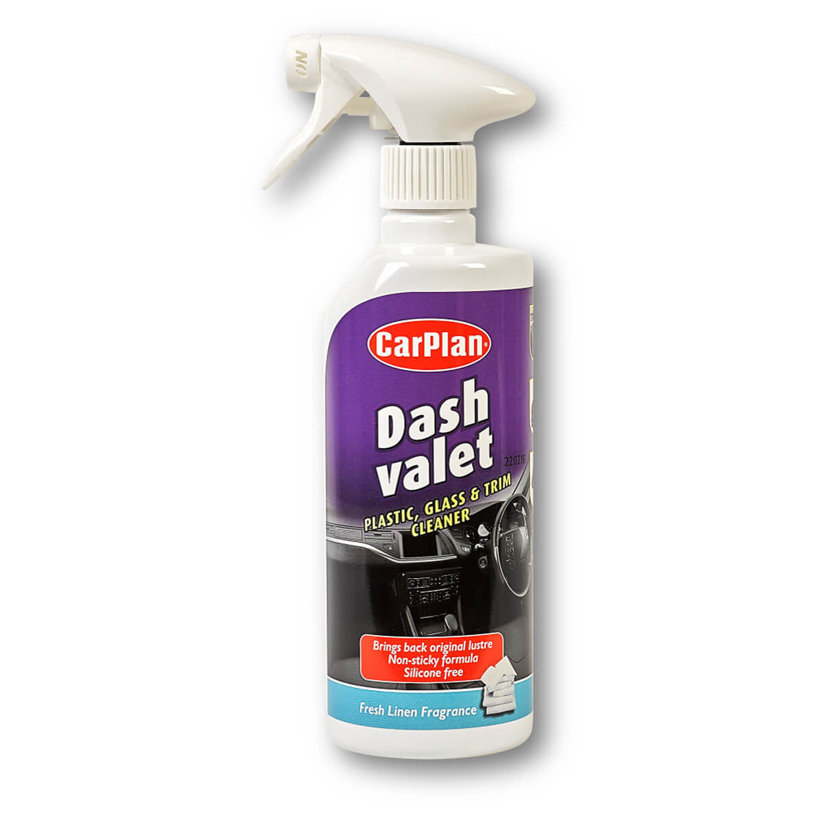 CarPlan Dash Valet - Plastic, Glass and Trim Cleaner 600 ml | DVC600 - South East Clearance Centre