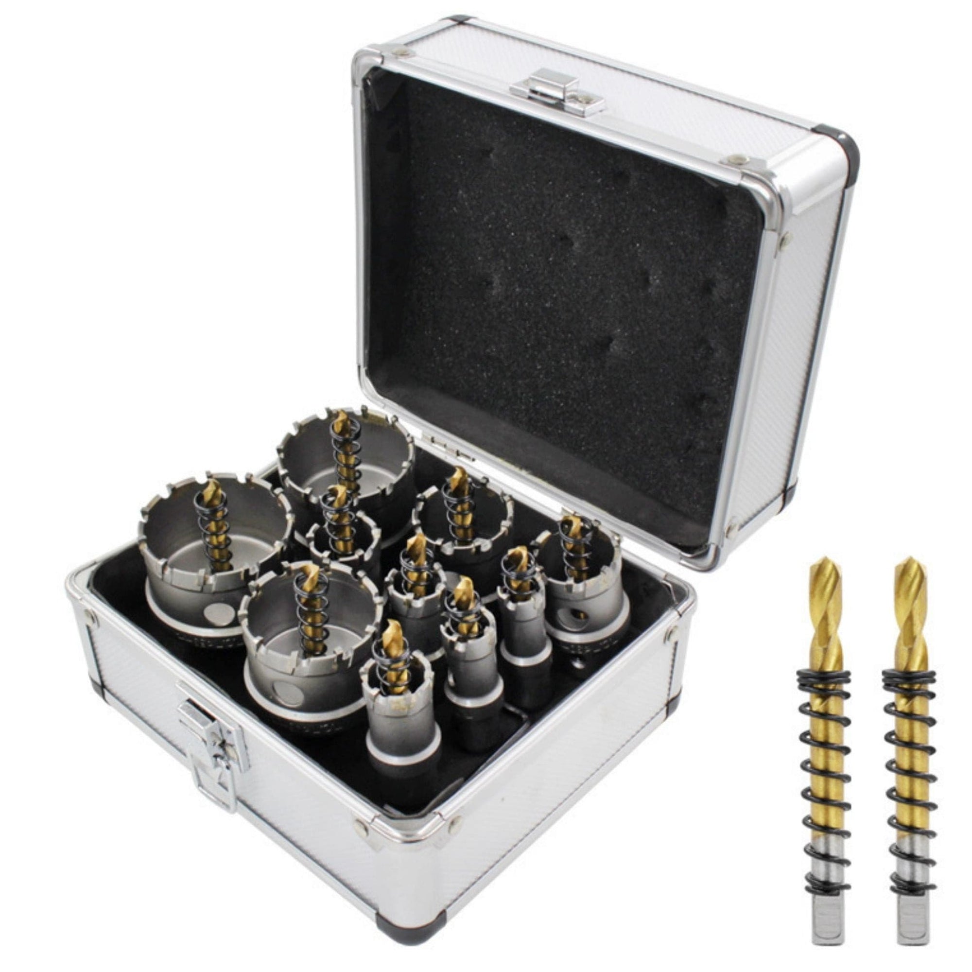 10 Piece Hole Saw Kit for Metal and Stainless Steel - South East Clearance Centre