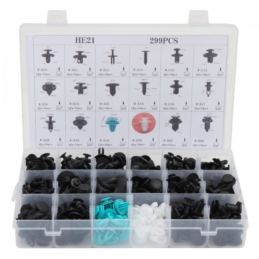 299 Piece Mega Auto Clip Assortment Kit – South East Clearance Centre