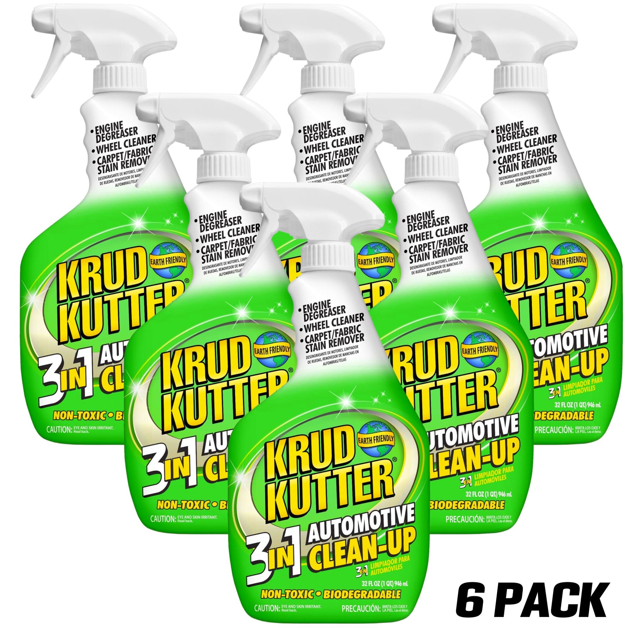 6 PACK - Rustoleum Rust-Oleum Krud Kutter AC326 3-in-1 Automotive Clean-Up Spray (946 ml) - South East Clearance Centre