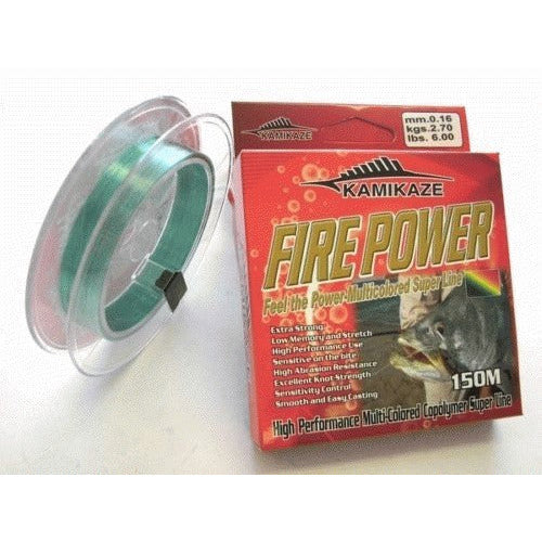 Bluewater FIREPOWER Super Line 150m 6lb Green & Blue - South East Clearance Centre