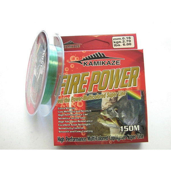 Bluewater FIREPOWER Super Line 150m 6lb Green & Blue - South East Clearance Centre