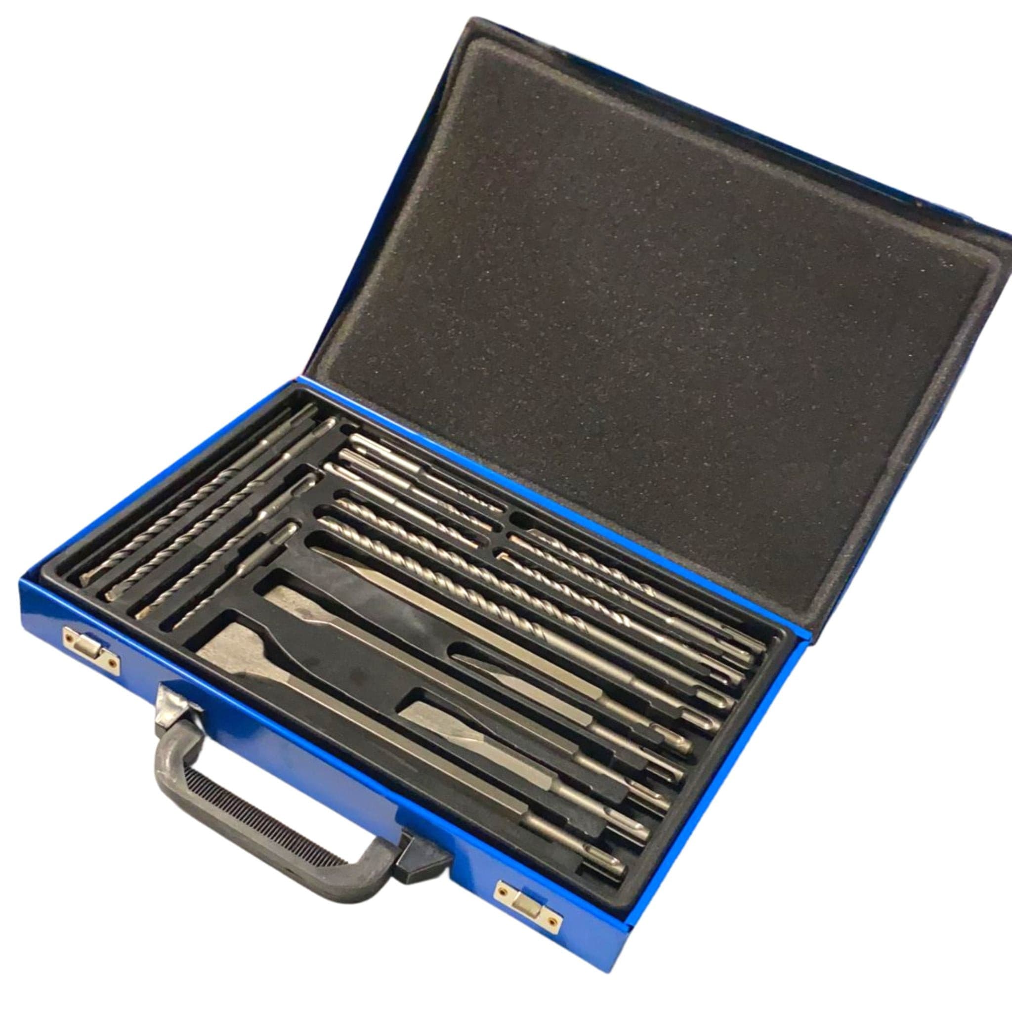 17 piece Sds Hammer Drill Bit Set With Metal Case - South East Clearance Centre