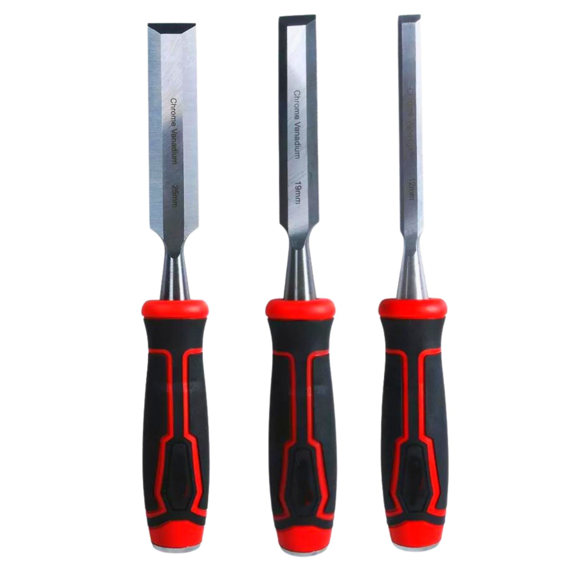 3 Piece Wood Chisel Set | 13mm | 19mm | 25mm - South East Clearance Centre