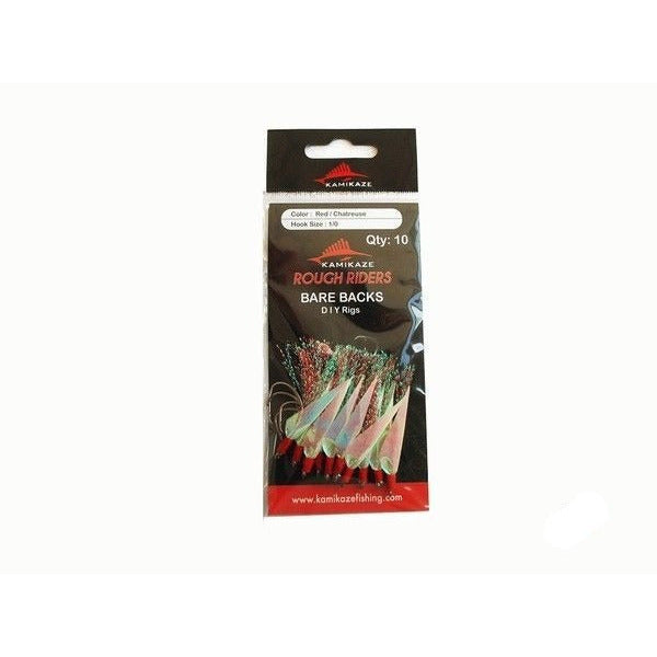 Rough Rider Flasher Circle Hooks-1-0 (2 Packs) (Red-Chat-20pcs) - South East Clearance Centre