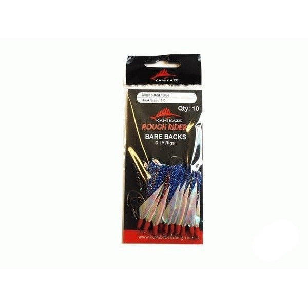 Rough Rider Flasher Circle Hooks 1-0 (2 Pk) Red-Blue-20pcs - South East Clearance Centre
