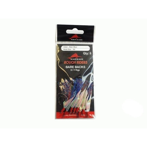 Rough Rider Flasher Circle Hooks 3-0 (2 Pk) Red-Blue-16pcs - South East Clearance Centre