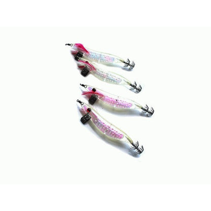 Kamikaze - 4 x LENS SQUID JIG LUMINOUS 3.0# - South East Clearance Centre