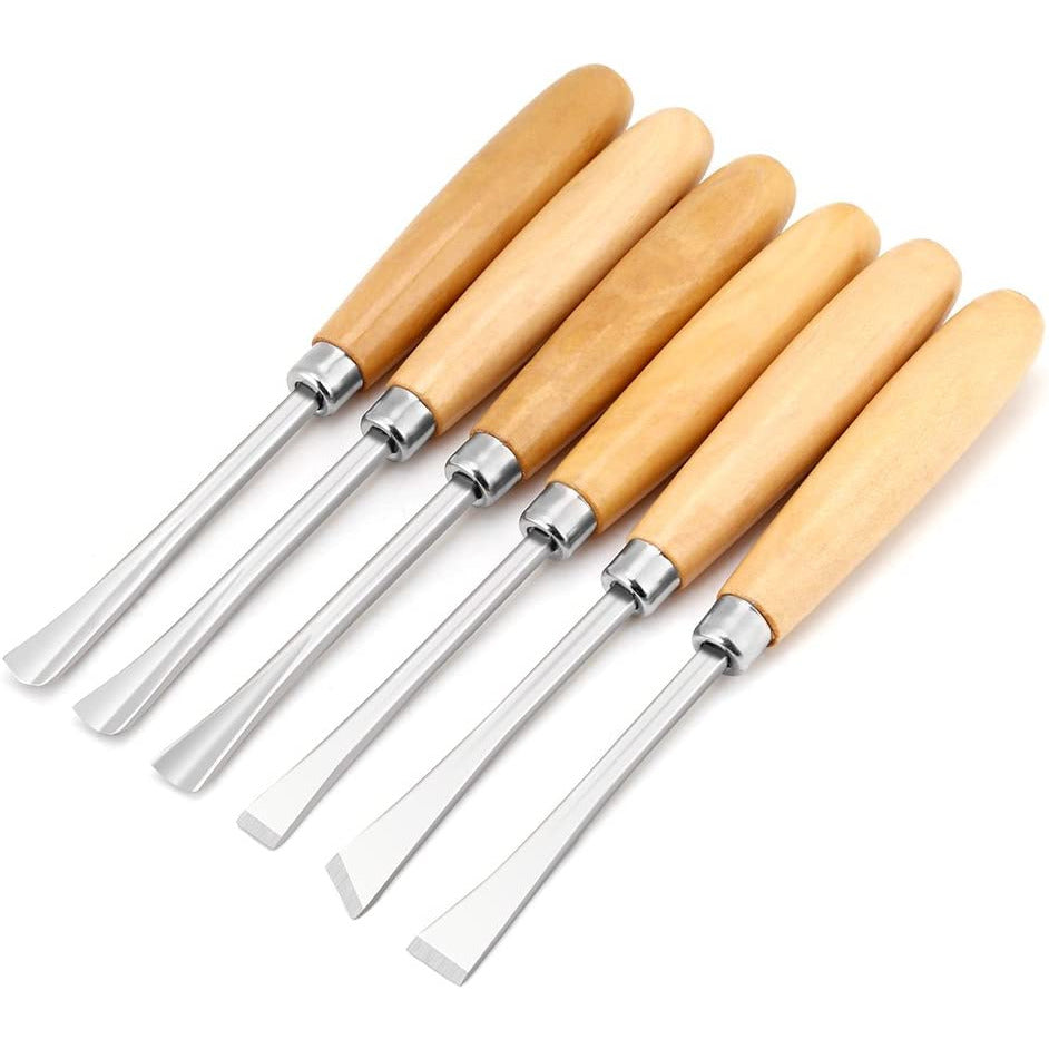 6 Piece Wood Carving Sculpting Set - South East Clearance Centre