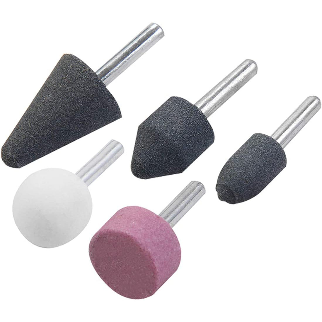 5 Piece Grinding stone Set | Rotary Grinding Bits with 1/4" Shank - South East Clearance Centre