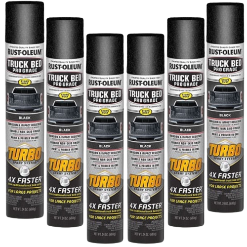6 Pack - AUTOMOTIVE Rust-Oleum Truck Bed Pro Grade with Turbo Spray System - South East Clearance Centre