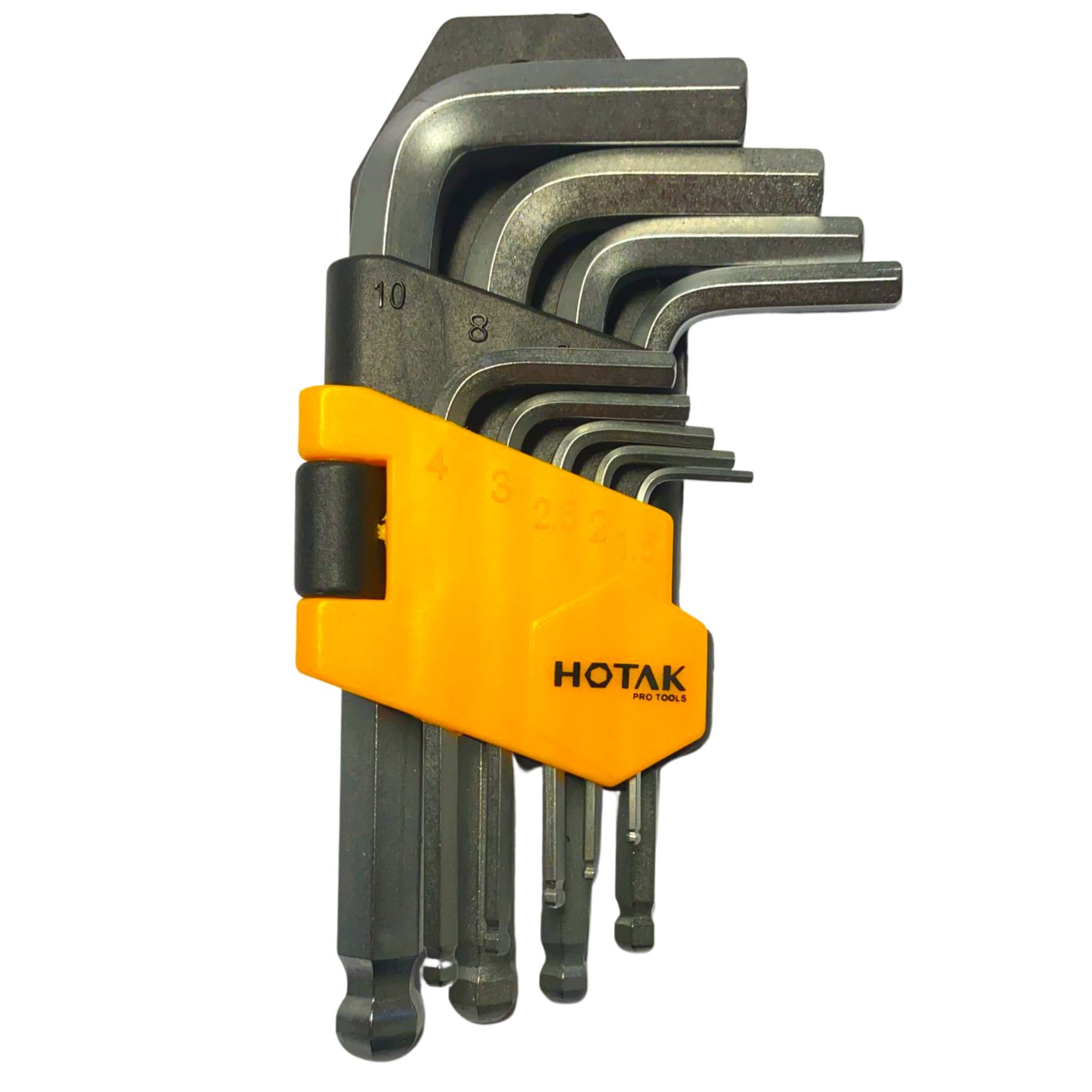 9 piece Short Arm Ball Point Hex Key Set - South East Clearance Centre
