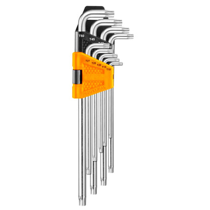 9 Piece Long Arm Torx Key Set - South East Clearance Centre