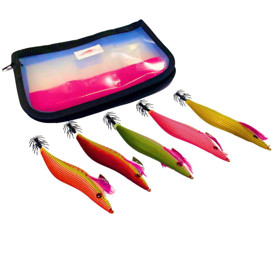 Squid Hook | 5 Pack with case - South East Clearance Centre