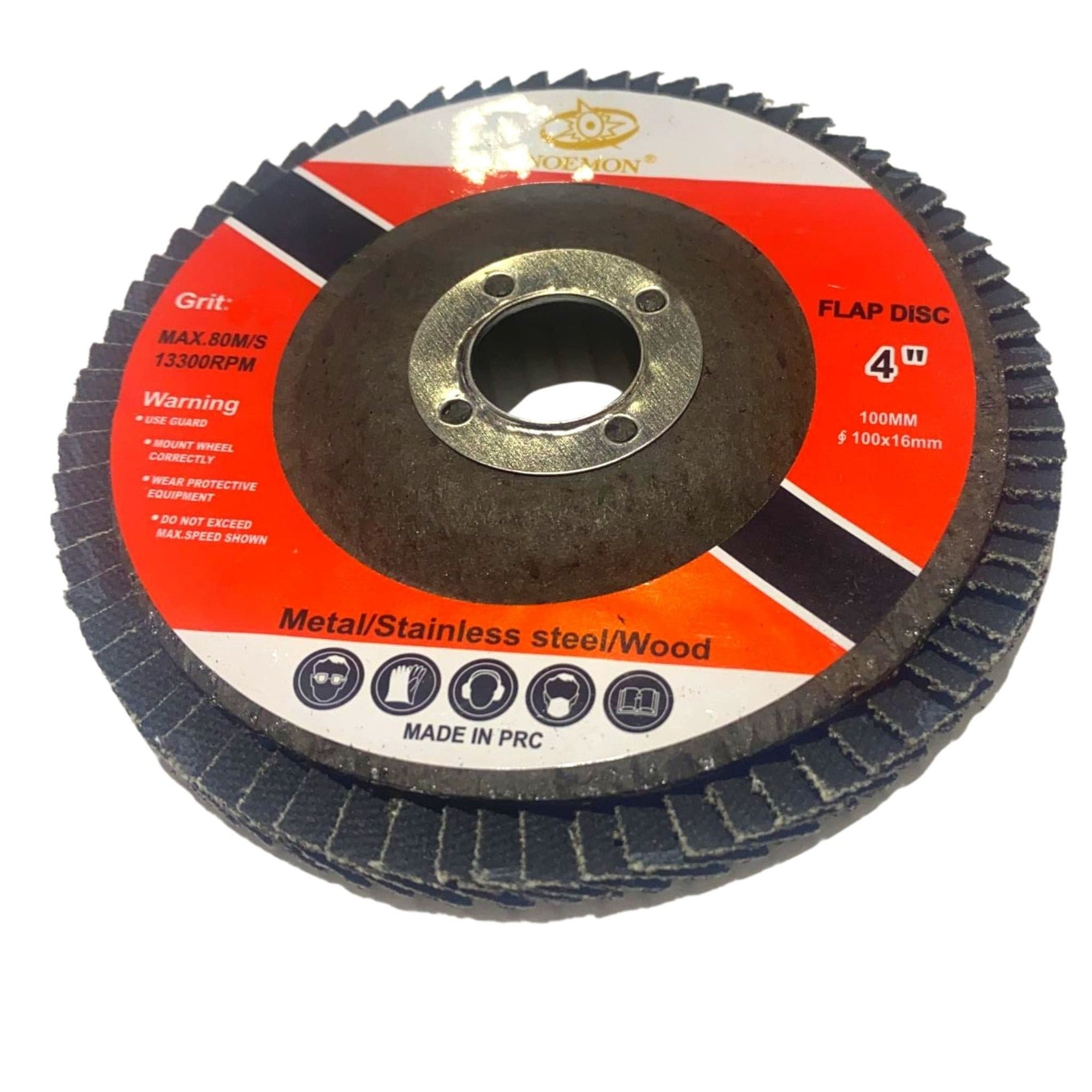 100mm 4" Flap Disc - 80 Grit - South East Clearance Centre