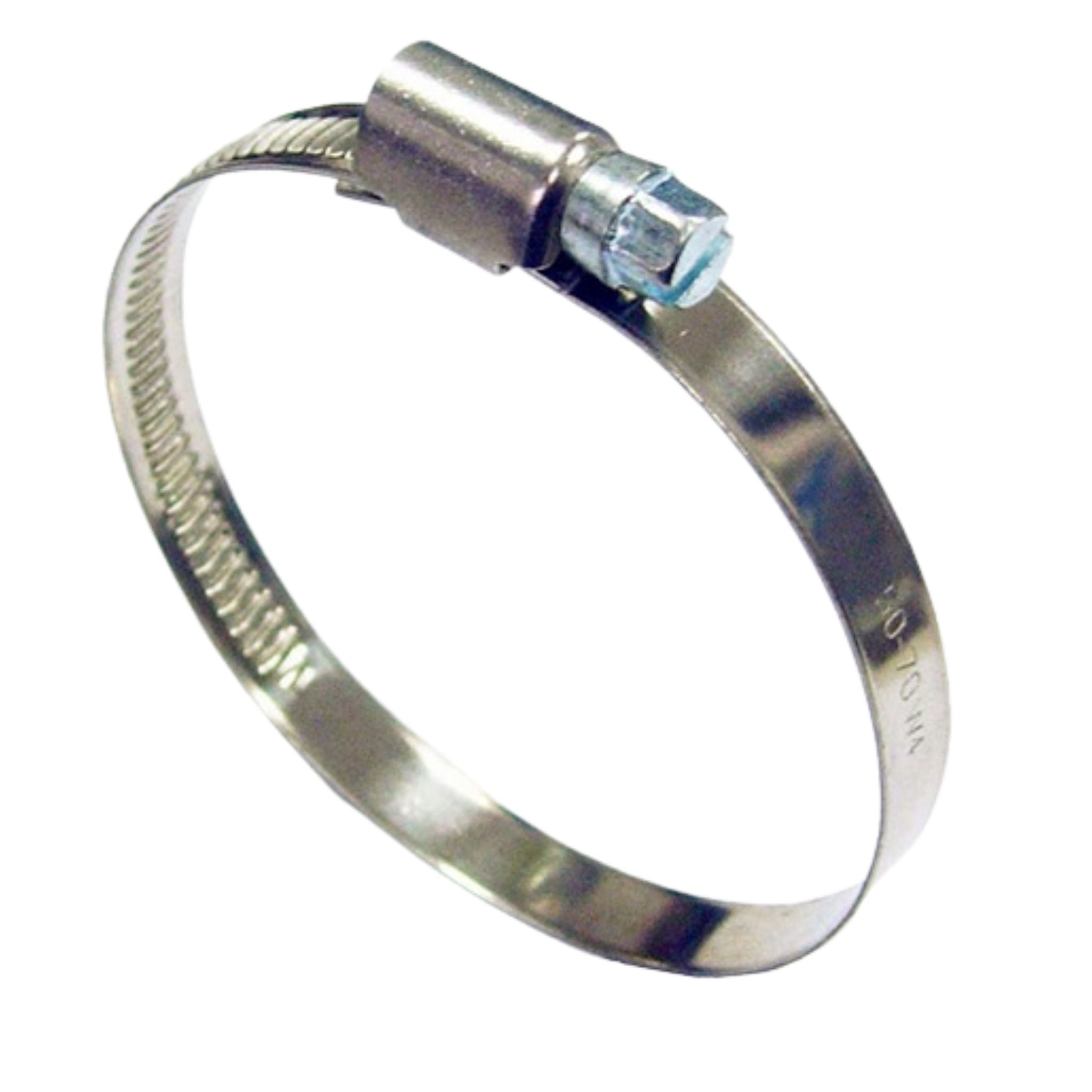 70-90mm - German Type 304 Hose Clamp - Fully Stainless Steel (10 Pieces) - South East Clearance Centre