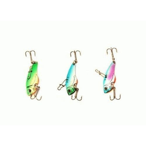 KAMIKAZE Metal Blades - Vibrating Lures 3 Pk A  - 15gr -Color varied - South East Clearance Centre