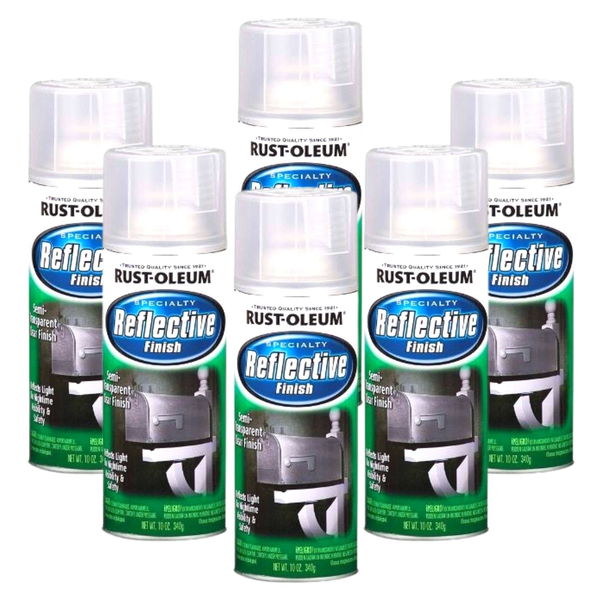 (6 PACK) Rust-Oleum Reflective Finish - 283g Spray - South East Clearance Centre
