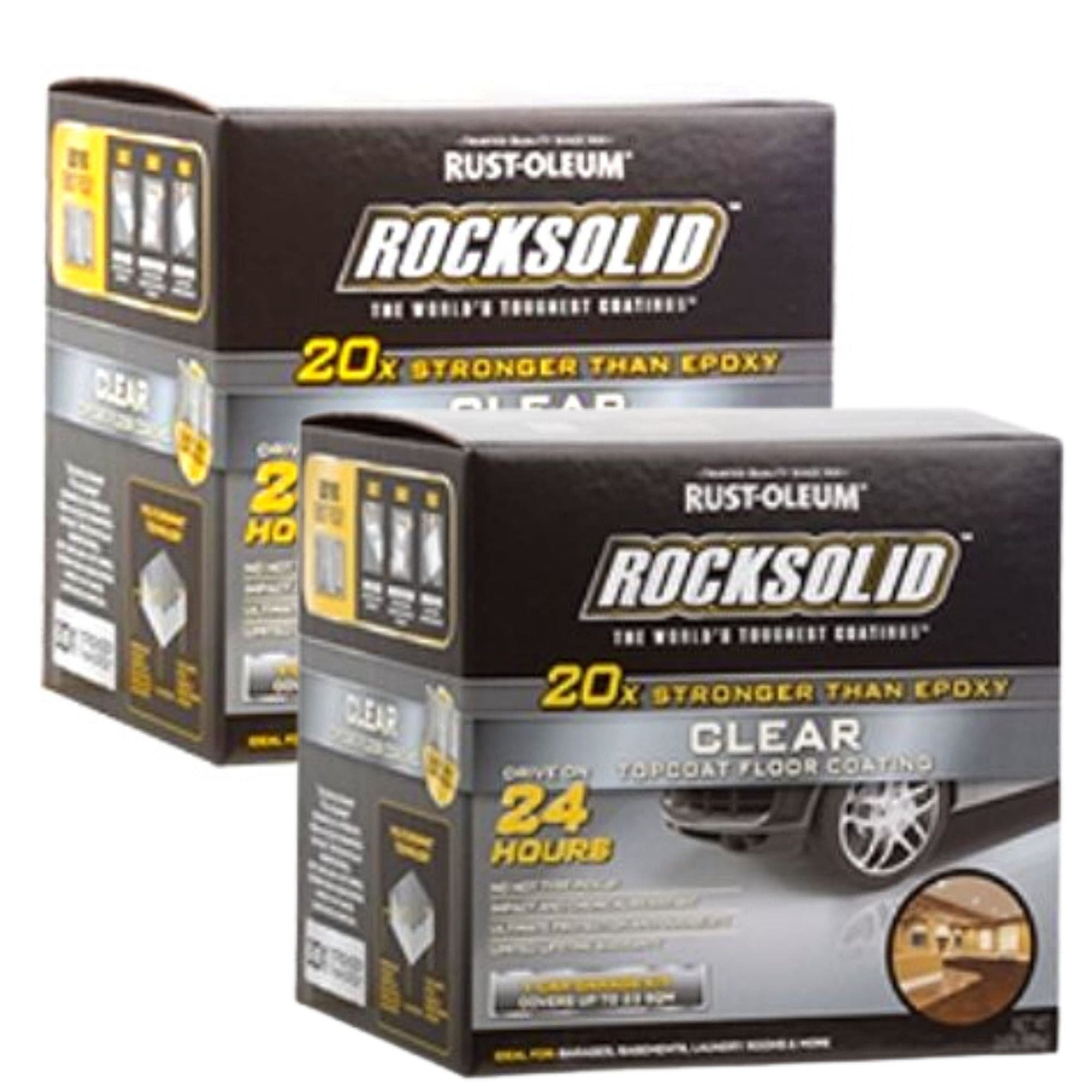 (2 PACK) - Rustoleum RockSolid Gloss Clear Top Kit - South East Clearance Centre