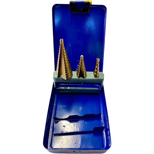 3 piece step drill kit - South East Clearance Centre