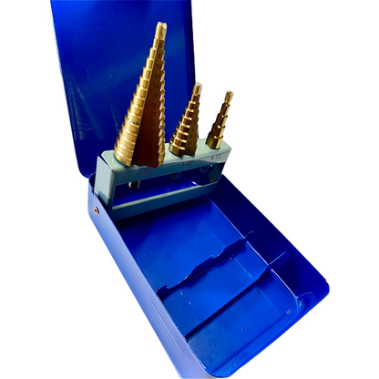 3 piece step drill kit - South East Clearance Centre