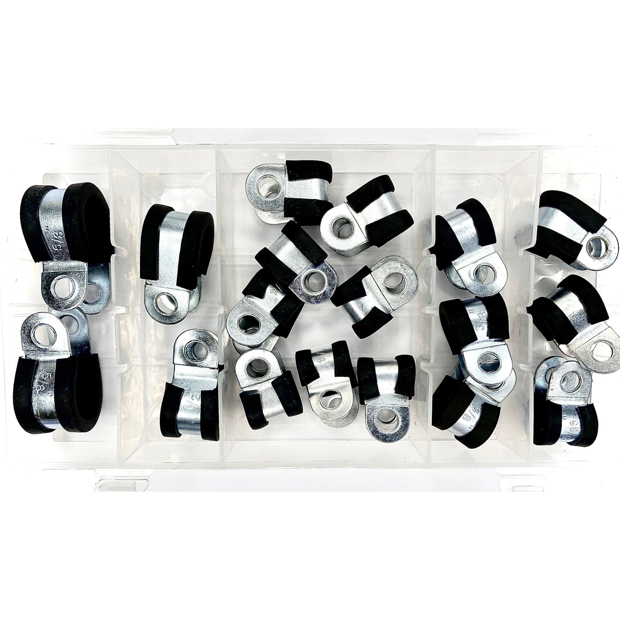 18 Piece Rubber Insulated Clamp Assortment Kit - South East Clearance Centre