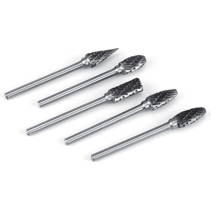 10 piece Tungsten Carbide Steel Rotary Files Burr Set - South East Clearance Centre