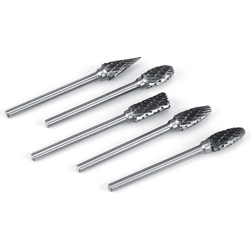 10 piece Tungsten Carbide Steel Rotary Files Burr Set - South East Clearance Centre