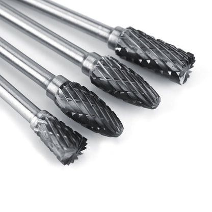 10 piece Tungsten Carbide Steel Rotary Files Burr Set - South East Clearance Centre