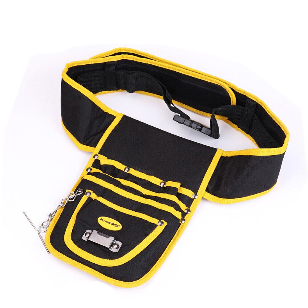 8 Pocket Tool Bag | Construction Belt | Nail Storage Holder | Heavy Duty - South East Clearance Centre