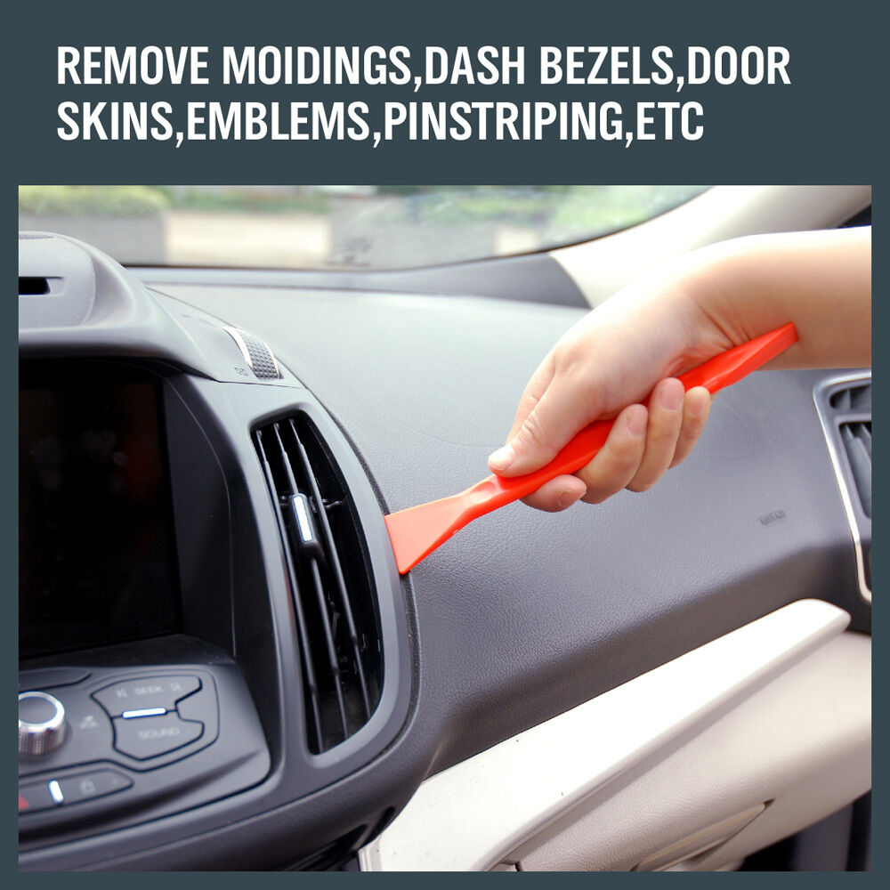 4 Piece Pry Bar Set Plastic Trim Automotive Moulding Removal Tool